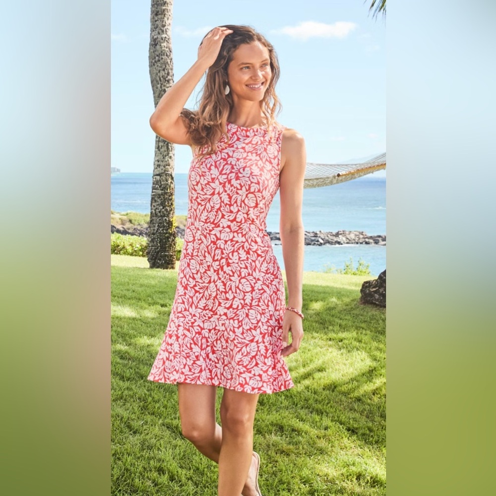 Tommy Bahama Darcy Bright Bay Flounce Dress